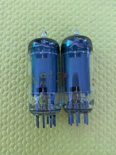 Matched Pair Sylvania 6AU6 6AU6A Vacuum Tubes Valves NOS-Testing