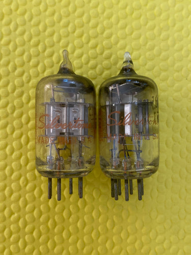 2 Super Silvertone 6AL5 Vacuum Tubes Valves NOS NIB Lot Of Two