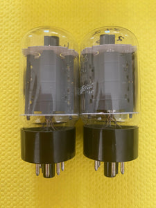 Matched Pair General Electric GE 6L6 6L6GC Vacuum Tubes Valves NOS NIB