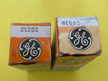 Load image into Gallery viewer, Matched Pair General Electric GE 6L6 6L6GC Vacuum Tubes Valves NOS NIB
