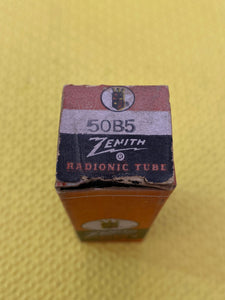 Zenith 50B5 Vacuum Tube Valve NOS NIB