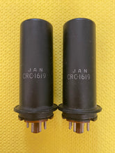 Load image into Gallery viewer, Matched Pair Radio Corporation Of America 1619 JAN-CRC-1619 Vacuum Tubes Valves NOS-Testing Milspec
