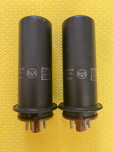 Matched Pair Radio Corporation Of America 1619 JAN-CRC-1619 Vacuum Tubes Valves NOS-Testing Milspec
