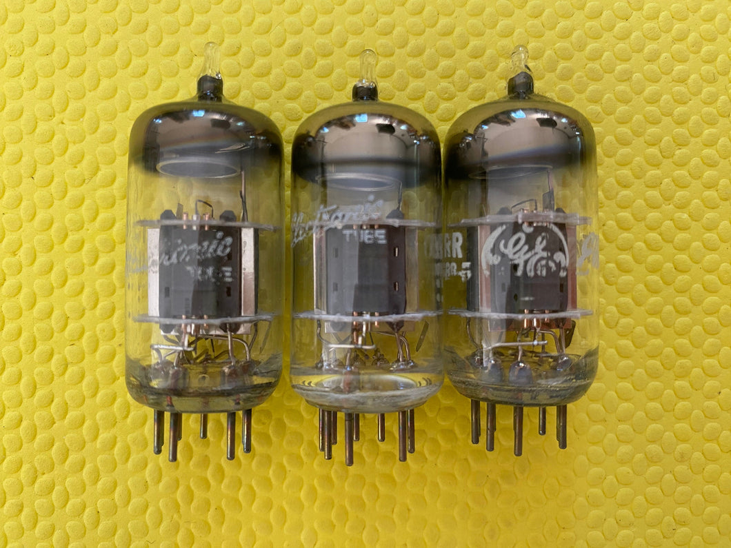 3 General Electric GE 6KZ8 Vacuum Tubes Valves NOS NIB Lot Of Three