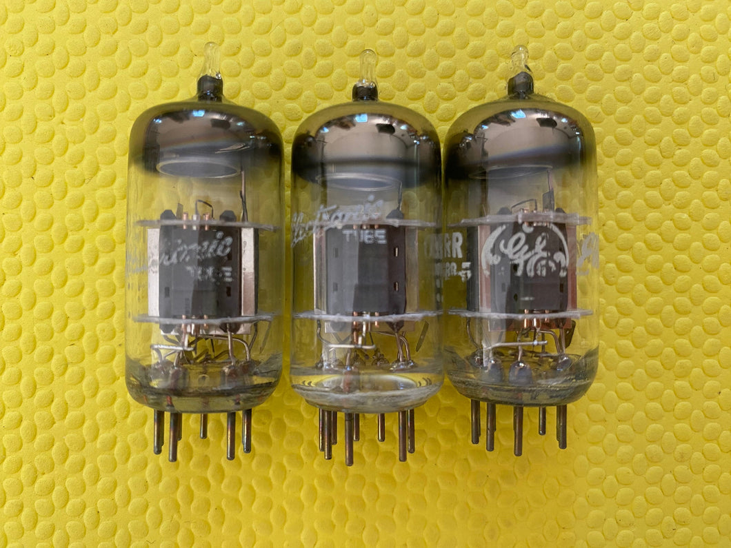 3 General Electric GE 6KZ8 Vacuum Tubes Valves NOS NIB Lot Of Three