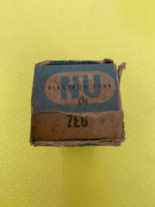 National Union NU 7E6 Vacuum Tube Valve NOS NIB