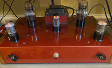 Load image into Gallery viewer, Matched Pair General Electric GE 6SN7 6SN7GTB Vacuum Tubes Valves Copper Support Rods Top Filament NOS NIB
