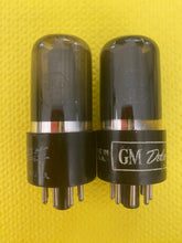 Load image into Gallery viewer, Matched Pair Ken-Rad 6K6 6K6GT Vacuum Tubes Black Glass NOS-Testing
