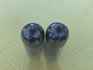 Pair Raytheon 7189 / 6BQ5 / EL84 Vacuum Tubes Valves