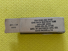 Load image into Gallery viewer, Raytheon 6AH6 JANCRP-6AH6 Vacuum Tube Milspec NOS NIB
