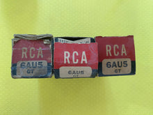 Load image into Gallery viewer, 3 RCA 6AU5 6AU5GT Vacuum Tubes NOS NIB Lot Of Three
