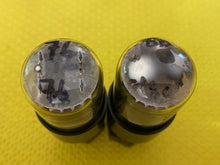 Load image into Gallery viewer, Matched Pair General Electric GE 6SN7 6SN7GTB Vacuum Tubes Valves Copper Support Rods NOS-Testing
