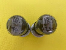 Load image into Gallery viewer, Matched Pair RCA 6K6 6K6GT Vacuum Tubes Valves Gray Glass
