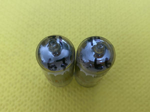 Matched Pair RCA 6FQ7 / 6CG7 Vacuum Tubes Valves