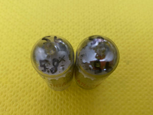Matched Pair RCA 6FQ7 / 6CG7 Vacuum Tubes Valves