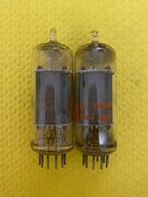 Load image into Gallery viewer, Matched Pair RCA 6FQ7 / 6CG7 Vacuum Tubes Valves

