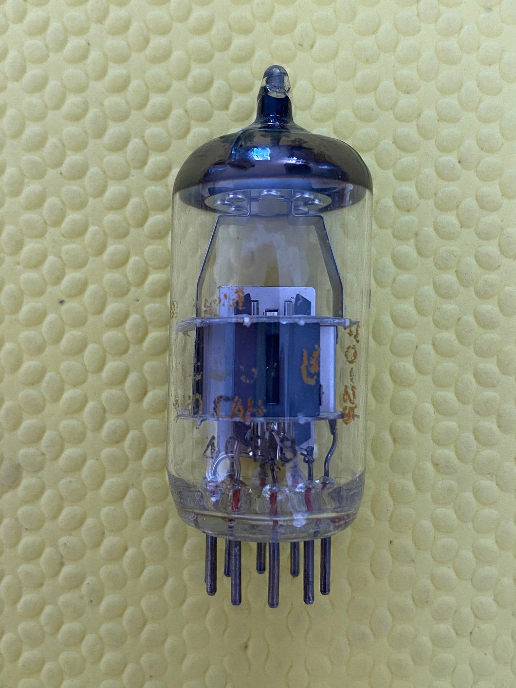 Amperex 6DJ8 ECC88 A Frame Riveted Disk Getter Vacuum Tube Valve For Your Schiit