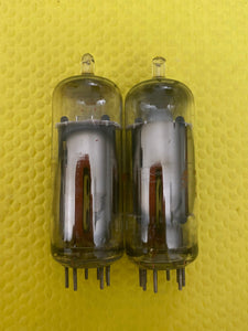 Matched Pair RCA 6FQ7 / 6CG7 Vacuum Tubes Valves