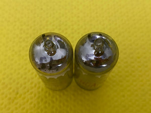 Matched Pair RCA 6FQ7 / 6CG7 Vacuum Tubes Valves