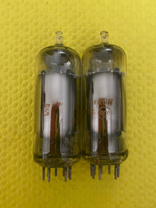 Matched Pair RCA 6FQ7 / 6CG7 Vacuum Tubes Valves