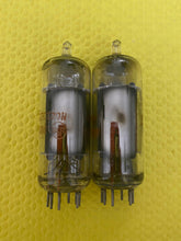 Load image into Gallery viewer, Matched Pair RCA 6FQ7 / 6CG7 Vacuum Tubes Valves
