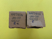 Load image into Gallery viewer, Matched Pair Raytheon 6SD7 6SD7GT JANCRP6SD7GT Vacuum Tubes Valves Milspec NOS NIB Korean War-Vintage

