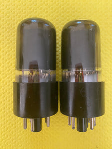 Matched Ken-Rad 6V6 6V6GT Vacuum Tubes Valves