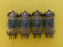 Load image into Gallery viewer, Matched Quad General Electric GE 5814 5814A JAN-5814A ECC82 Vacuum Tubes Valves Milspec / Industrial Additional Support Rods NOS-Testing
