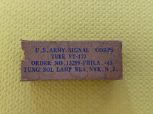 Load image into Gallery viewer, Tung-Sol VT-173 1T4 Vacuum Tube Valve Milspec NOS NIB
