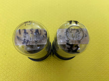 Load image into Gallery viewer, Matched Pair CBS Hytron 12SN7 12SN7GT Vacuum Tubes Valves Black T Plates NOS NIB

