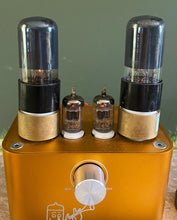Load image into Gallery viewer, Matched Pair Hytron 6V6 6V6GT Gray Bottle Solid Top Vacuum Tubes Valves

