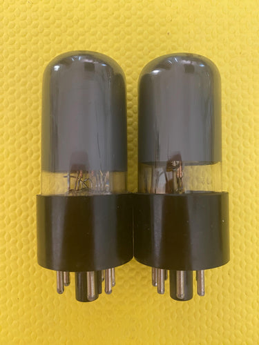 Matched Pair Hytron 6V6 6V6GT Vacuum Tubes Valves NOS-Testing