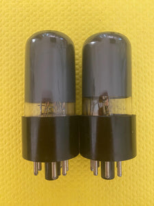 Matched Pair Hytron 6V6 6V6GT Vacuum Tubes Valves NOS-Testing