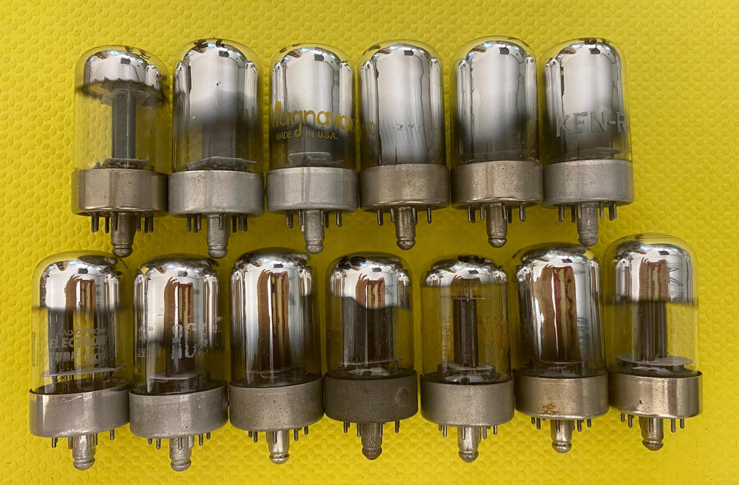 13 US-Made 7F7 Vacuum Tubes Valves Lot Of Thirteen