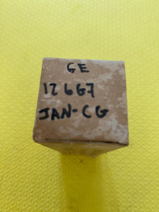 General Electric GE JANCG12SG7Y 12SG7 12SG7Y Vacuum Tube Valve Milspec NOS NIB