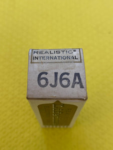 Realistic Lifetime 6J6 6J6A Vacuum Tube Valve Gold Pins NOS NIB