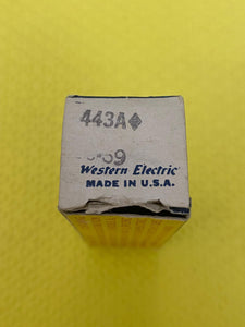 Western Electric 443 443A Vacuum Tube Valve NOS NIB