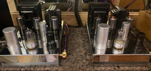 Load image into Gallery viewer, Matched Pair RCA Clear Top 12AU7 12AU7A Vacuum Tubes Valves Steel Support Rods NOS-Testing
