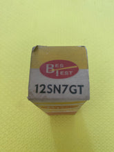 Load image into Gallery viewer, Matched Pair CBS Hytron 12SN7 12SN7GT Vacuum Tubes Valves Black T Plates NOS NIB

