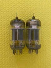 Load image into Gallery viewer, Matched Pair General Electric GE 5814 5814A JG-5814A ECC82 Vacuum Tubes Valves Triple Mica Milspec / Industrial NOS-Testing
