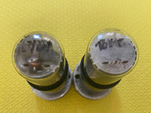 Load image into Gallery viewer, Matched Pair General Electric GE 6SN7 6SN7GTB Vacuum Tubes Valves Copper Support Rods
