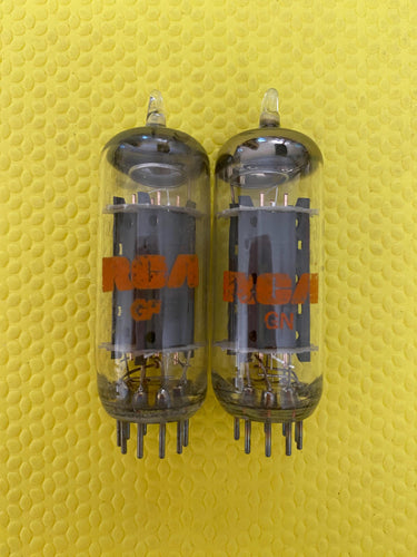 Matched Pair RCA 6FQ7 6CG7 Vacuum Tubes Valves NOS NIB