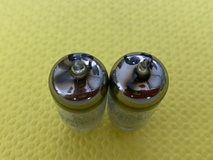 Matched Pair General Electric GE 6C4 6C4WA Vacuum Tubes Valves Milspec NOS NIB