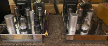 Load image into Gallery viewer, Matched Pair RCA Clear Top 7AU7 Vacuum Tubes NOS NIB 6SN7 Substitute With Adapters
