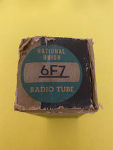 Load image into Gallery viewer, National Union NU 6F7 Vacuum Tube Valve Mesh Plate Shoulder Style Bottle NOS NIB
