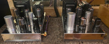 Load image into Gallery viewer, Matched Pair General Electric GE 6SN7 6SN7GTB Vacuum Tubes Valves Copper Support Rods
