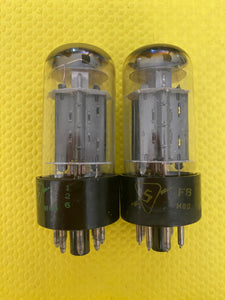 Matched Pair Sylvania 6BL7 6BL7GTA Vacuum Tubes Valves Triple 3 Mica NOS NIB