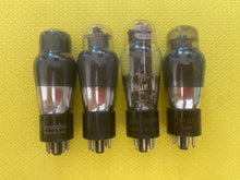 Load image into Gallery viewer, 4 US-Made 25L6 25L6G Vacuum Tubes Valves Lot Of Four Shoulder ST Shape NOS-Testing
