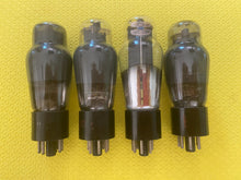 Load image into Gallery viewer, 4 US-Made 25L6 25L6G Vacuum Tubes Valves Lot Of Four Shoulder ST Shape NOS-Testing
