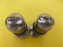 Load image into Gallery viewer, Matched Pair General Electric GE 6SN7 6SN7GTB Vacuum Tubes Valves Copper Support Rods
